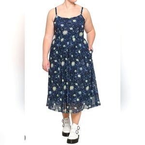 Hot Topic Starry Night Midi Dress